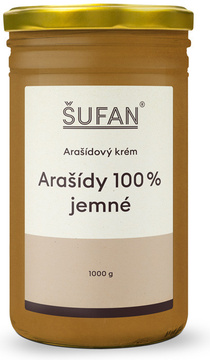 Jemné arašídové máslo 1000g Šufan 
